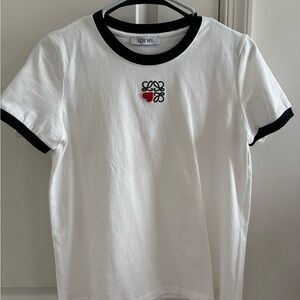 Loewe White and Black T-Shirt